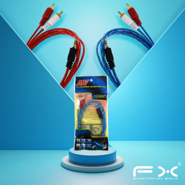 Cable 3.5 A 2 RCA RD - Image 3