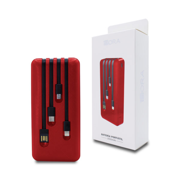 Power Bank Gar159R de 20,000 mAh 1Hora - Image 2