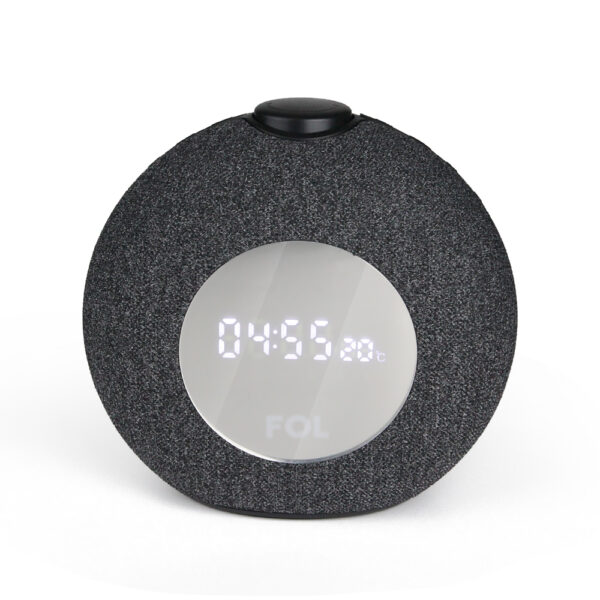 Bocina FOL Con Reloj Despertador FS-R216